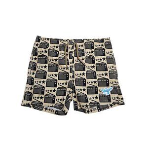 Mami Wata Radio Beach Shorts Mens 2XL Made In South Africa Cotton  Stretch
